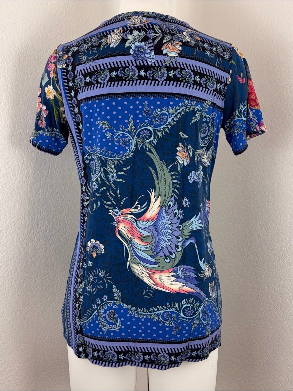 Johnny Was Revive Floral Short Sleeve Special Tee - Picture 6 of 10